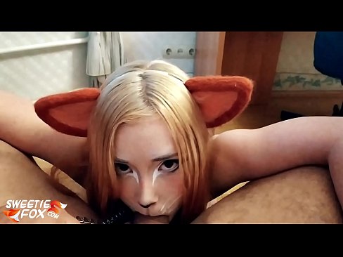 ❤️ Kitsune svelge pikk og cum i munnen ❤❌ Porno hos oss ❤