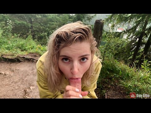 ❤️ Jente svelger cum etter en offentlig blowjob - Eva Elfi ❤❌ Porno hos oss ❤